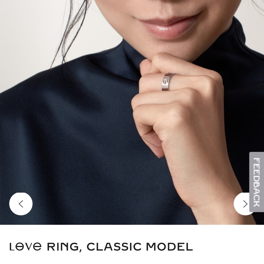 Cartier LOVE Ring White Gold 52 - Picture 6 of 7